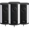 Image de Ring Spotlight Cam Pro 2e Génération Filaire Noir Lot de 3