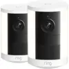 Image de Ring Spotlight Cam 2e Génération Batterie Blanc Lot de 2