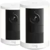 Image de Ring Spotlight Cam 2e Génération Fiche Blanc Lot de 2