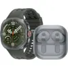 Image de Samsung Galaxy Watch Ultra 2 5G Titane Argent/Vert 47 mm + Samsung Galaxy Buds4 Pro Blanc
