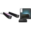 Image de Philips Hue Play Rampe d'Éclairage Noir Lot de 2 + HDMI Sync Box 4K