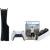 Image de PlayStation 5 Slim Disc Edition + FC 27 + Façades Noir + Station de Charge