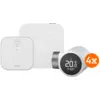 Image de Tado Thermostat Connecté Filaire X Multi Room Kit de Démarrage 2e Génération (4 têtes thermostatiques)