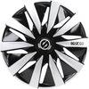 Image de 4-Delige Sparco Wieldoppenset Lazio 13-inch zwart/zilver SP1391BKSV Sparco