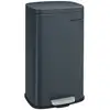Image de Poubelle de cuisine 30L avec pédale, Gris verdâtre LTB03GS