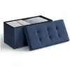 Image de Coffre de rangement pliable, Bleu Foncé LSF47IN