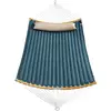 Image de Double hamac rembourré résistant, Bleu + Beige GDC34QW