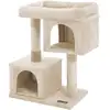 Image de Arbre à chat tout doux, Beige / L (60 x 40 x 84 cm) PCT61M