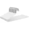 Image de 20 Cintres pantalon en métal antidérapant, Blanc CRI004WT-20