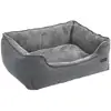 Image de Lit pour chien en tissu peluche, Gris PGW10GG
