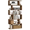 Image de Étagère de rangement à 6 niveaux, Marron Rustique / 6 Niveaux (70L cm) LBC61BX