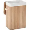 Image de Panier à linge en bambou pliable, Naturelle LCB10Y