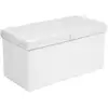 Image de Coffre de rangement pliable, Blanc LSF45WT