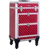 Image de Valise de maquillage professionnel mobile, Rouge JHZ08RD