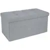 Image de Coffre de rangement pliable, Gris Clair LSF47G