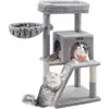Image de Arbre à chat avec planche à gratter, Gris Claire PCT51W