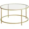 Image de Table basse verre doré LGT21G
