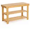 Image de Banc étagère à chaussures à 3 niveaux, La Nature LBS04N