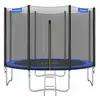 Image de Trampoline extérieur avec échelle et filet de protection, Bleu / Ø 305 cm STR10FT
