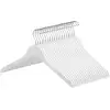 Image de Cintre en bois avec accroches, Blanc CRW003WT20