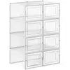 Image de Boîtes à chaussures pliables, Transparent / 35,0 x 25,0 x 18,5 cm LSP08MWT