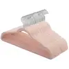 Image de Cintre en velours antiglisse, Rose CRF26PK