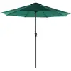 Image de Parasol de jardin avec manivelle, Vert Foncé / Ø 3 m GPU30GN