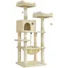 Image de Arbre à chat avec niche, Beige PCT15BE