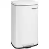Image de Poubelle de cuisine 30L avec pédale, Blanc LTB03WT