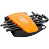 Image de Bahco Jeu De Clés Torx Set Of 8 Torx Keys With Ball And Phosphated T9-t40