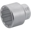 Image de Bahco Douille à 12 Pans Sockets With 1´´ 2´´ Square With Imperial Bi-profile