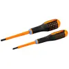 Image de Bahco Jeu De Tournevis Insulated Ergo  Pozidriv And Slotted Combi Tip With Tri-component Handle 5 Piece