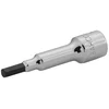 Image de Bahco Douille Longue à Embout Hexagonal Et Entraînement Carré De 1/4 Pouce Pour Vis à Tête Hexagonale Sous Blister 4 Mm