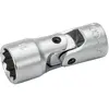 Image de Bahco Douille à 12 Pans Articulated Socket With 1/4´´ Square With Bi-profile 10 Mm