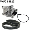 Image de Multiriem set + waterpomp VKMC33843 SKF