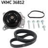 Image de Multiriem set + waterpomp VKMC36812 SKF