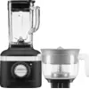 Image de KitchenAid Artisan K400 5KSB4026EBK Truffe Noire + Embout Presse-agrume
