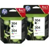 Image de HP 304 Cartouches Duo Pack Combiné