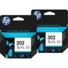 Image de HP 302 Cartouches Couleur Lot de 2
