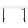 Image de Euroseats Bureau Assis-Debout Manivelle 140 x 80 Noir/Blanc
