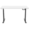 Image de Euroseats Bureau Manivelle 160 x 80 Noir/Blanc