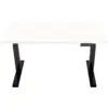 Image de Euroseats Bureau Assis-Debout Électrique 120 x 80 Noir/Blanc