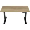 Image de Euroseats Bureau Assis-Debout Électrique 140 x 80 Noir/Chêne
