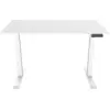Image de Euroseats Bureau Assis-Debout Électrique 160 x 80 Blanc/Blanc