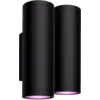 Image de Philips Hue Appear Applique Murale White and Color Noir Lot de 2