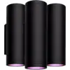 Image de Philips Hue Appear Applique Murale White and Color Noir Lot de 3