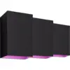 Image de Philips Hue Resonate Applique Murale White and Color Noir Lot de 3