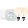 Image de Philips Hue Filament White Ambiance Globe Lot de 2 Kit de Démarrage