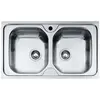 Image de Mepamsa Double évier Cuadro 79.50 Inox