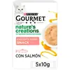 Image de Purina Gourmet Nature Purée Saumon Nourriture Humide Pour Chats 11x5x10g
